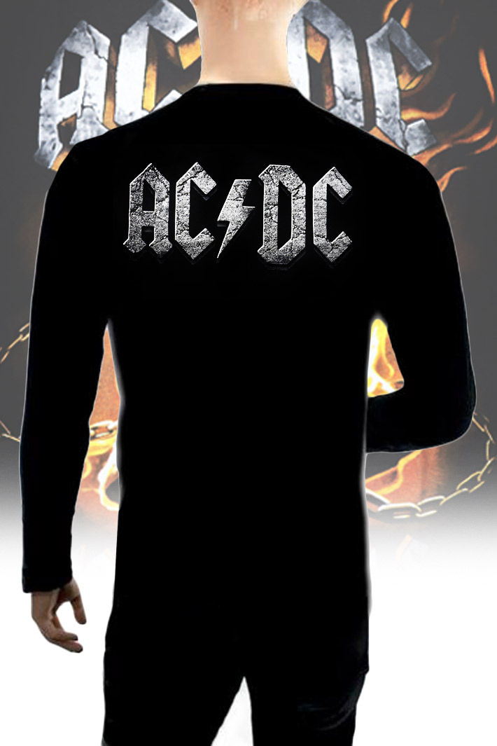 Лонгслив AC DC - фото 2 - rockbunker.ru