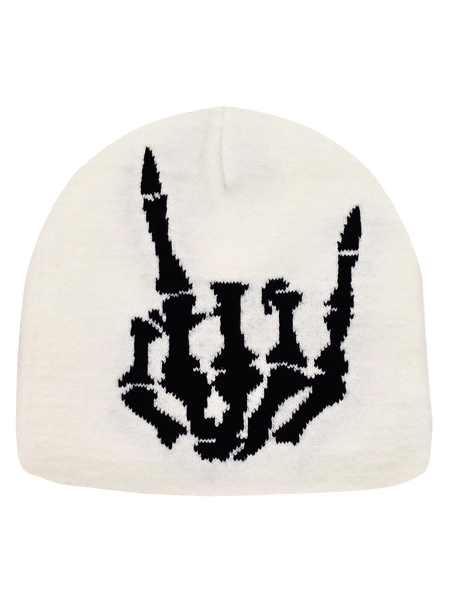 Шапка Белая Rock - фото 1 - rockbunker.ru