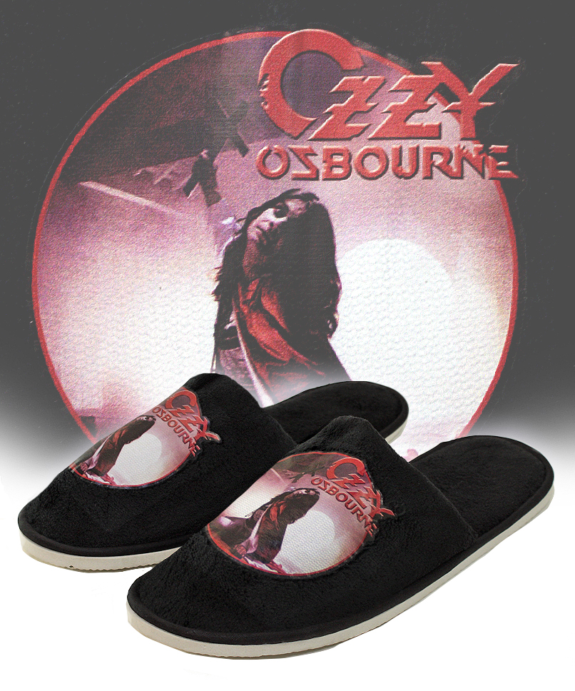 Тапочки Ozzy Osbourne - фото 1 - rockbunker.ru