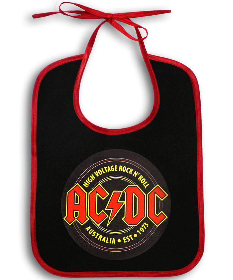 Слюнявчик AC DC Australia - фото 1 - rockbunker.ru