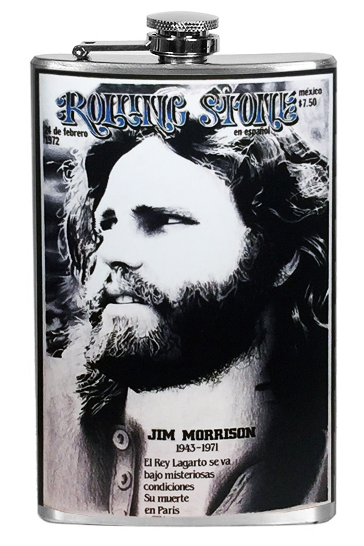 Фляга Jim Morrison 9oz - фото 1 - rockbunker.ru