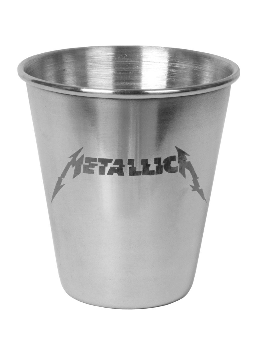 Набор стаканов походный RockMerch Metallica - фото 3 - rockbunker.ru