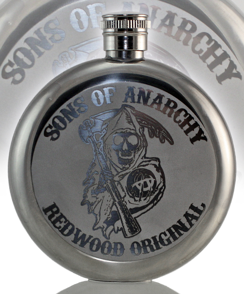 Фляга Sons Of Anarchy 5oz - фото 3 - rockbunker.ru