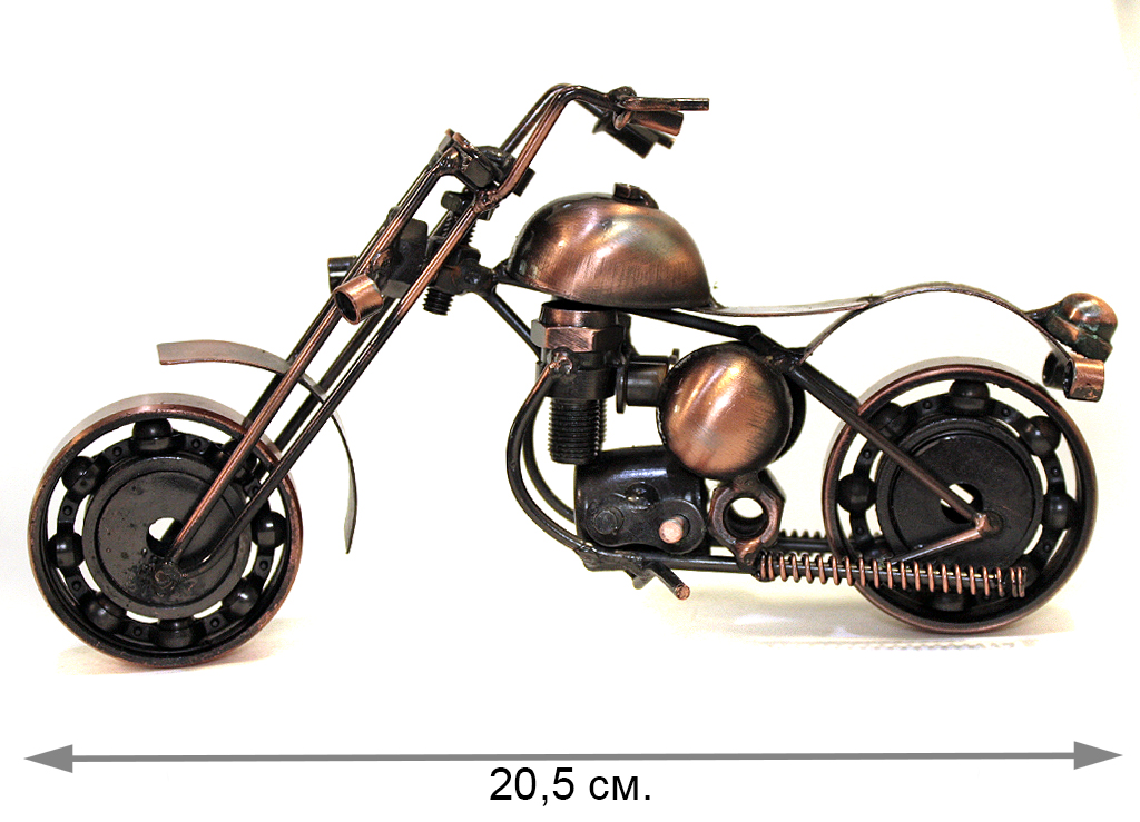 Сувенирная модель Мотоцикл ручной работы МРС028 - фото 8 - rockbunker.ru
