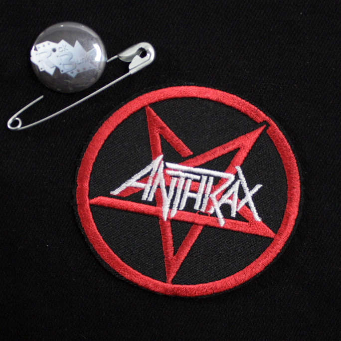 Нашивка Anthrax - фото 1 - rockbunker.ru