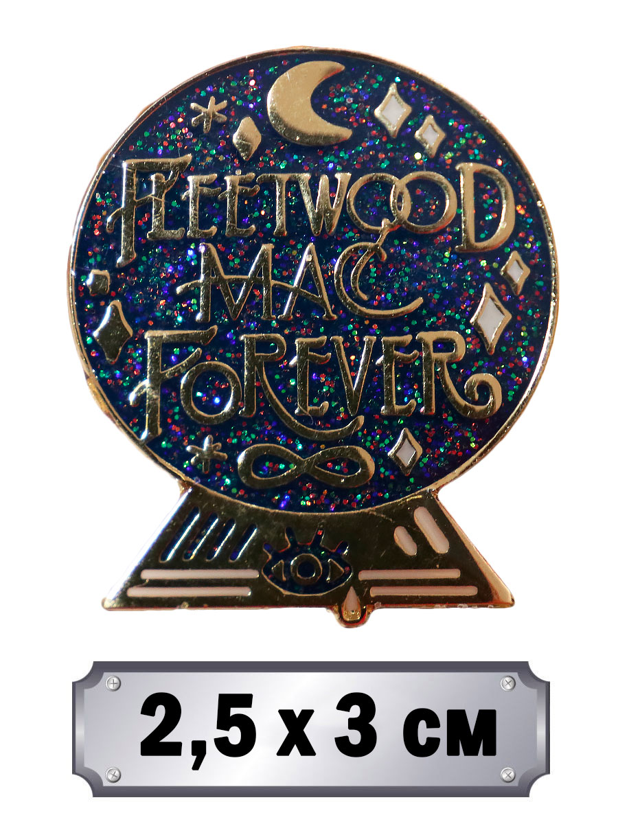 Значок Fleetwood Mac Forever - фото 1 - rockbunker.ru