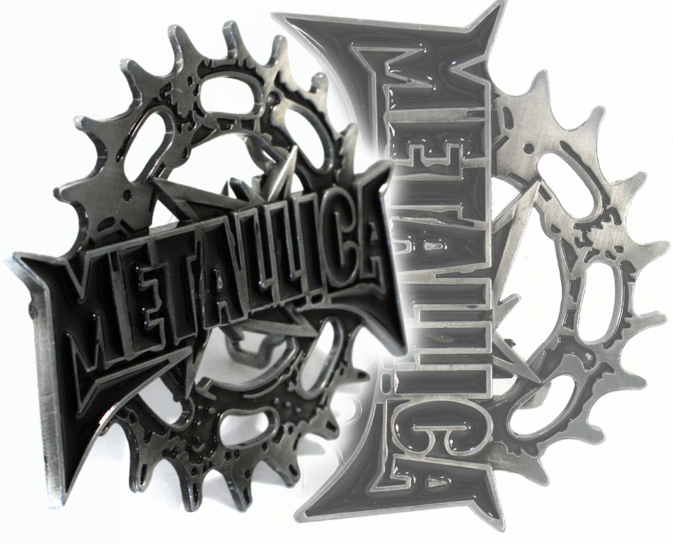 Пряжка Metallica Пила - фото 2 - rockbunker.ru