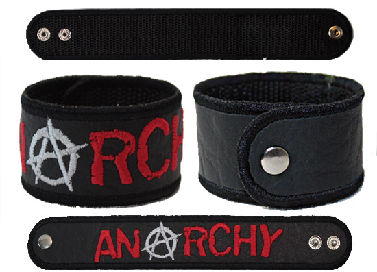 Браслет RockMerch Anarchy - фото 1 - rockbunker.ru