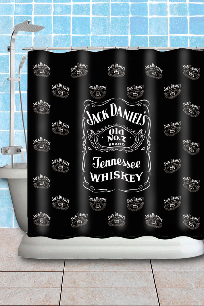 Шторы Jack Daniels - фото 1 - rockbunker.ru