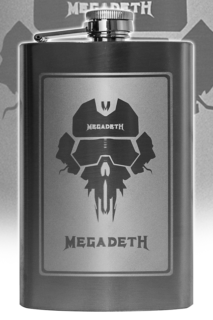 Фляга Megadeth - фото 1 - rockbunker.ru