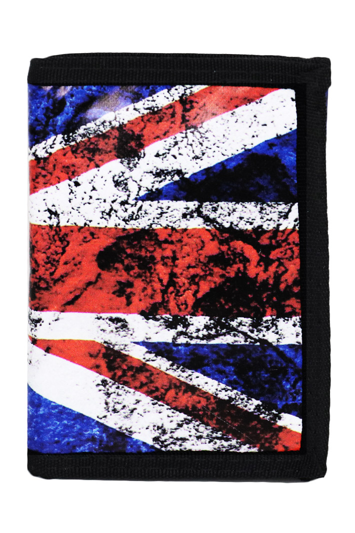 Кошелек Флаг Великобритании из кожзаменителя - фото 1 - rockbunker.ru