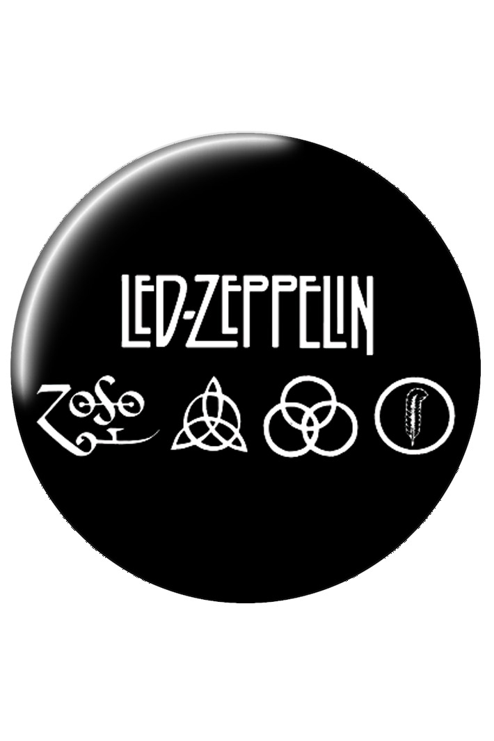 Значок RockMerch Led Zeppelin - фото 1 - rockbunker.ru