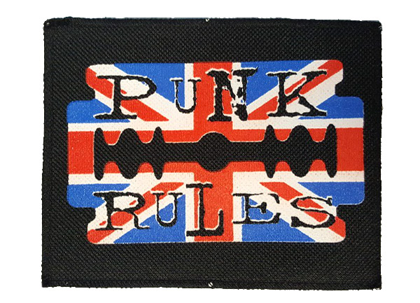 Нашивка Punk Rules - фото 1 - rockbunker.ru