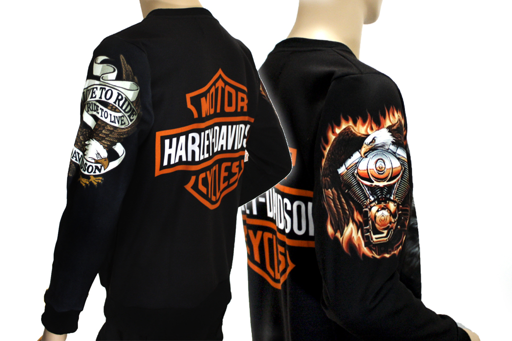 Свитшот Harley-Davidson - фото 2 - rockbunker.ru