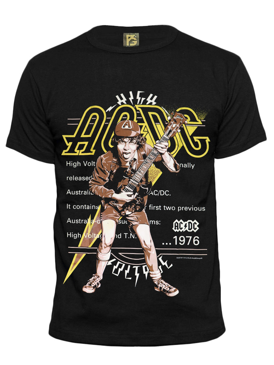 Футболка New Type System  AC DC - фото 1 - rockbunker.ru