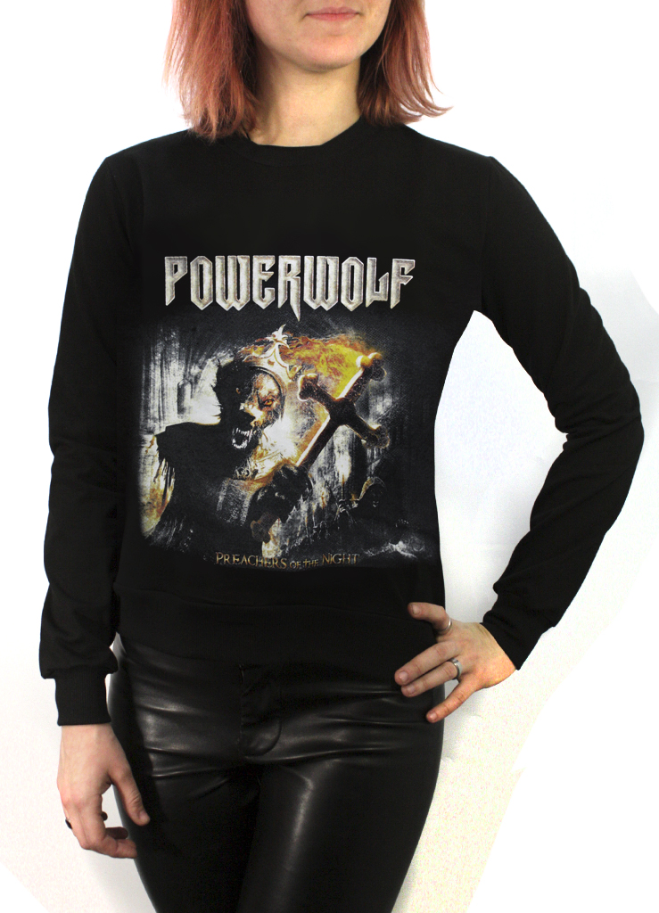 Свитшот RockMerch Powerwolf - фото 1 - rockbunker.ru