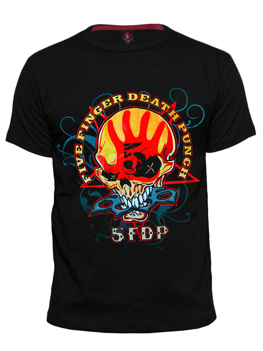 Футболка RockMerch 5 Finger Death Punch - фото 1 - rockbunker.ru