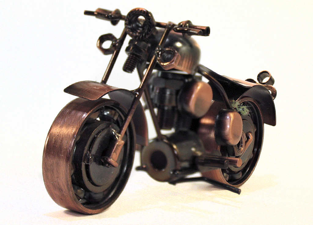 Сувенирная модель Мотоцикл ручной работы МРС027 - фото 8 - rockbunker.ru