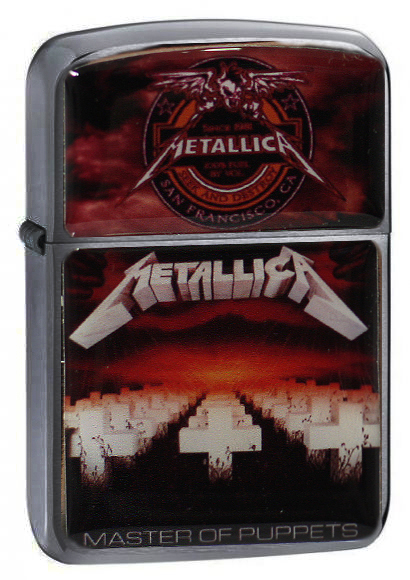 Зажигалка RockMerch Metallica Master of Puppets - фото 1 - rockbunker.ru