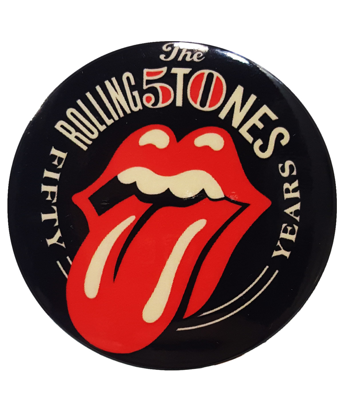 Значок RockMerch The Rolling Stones - фото 1 - rockbunker.ru