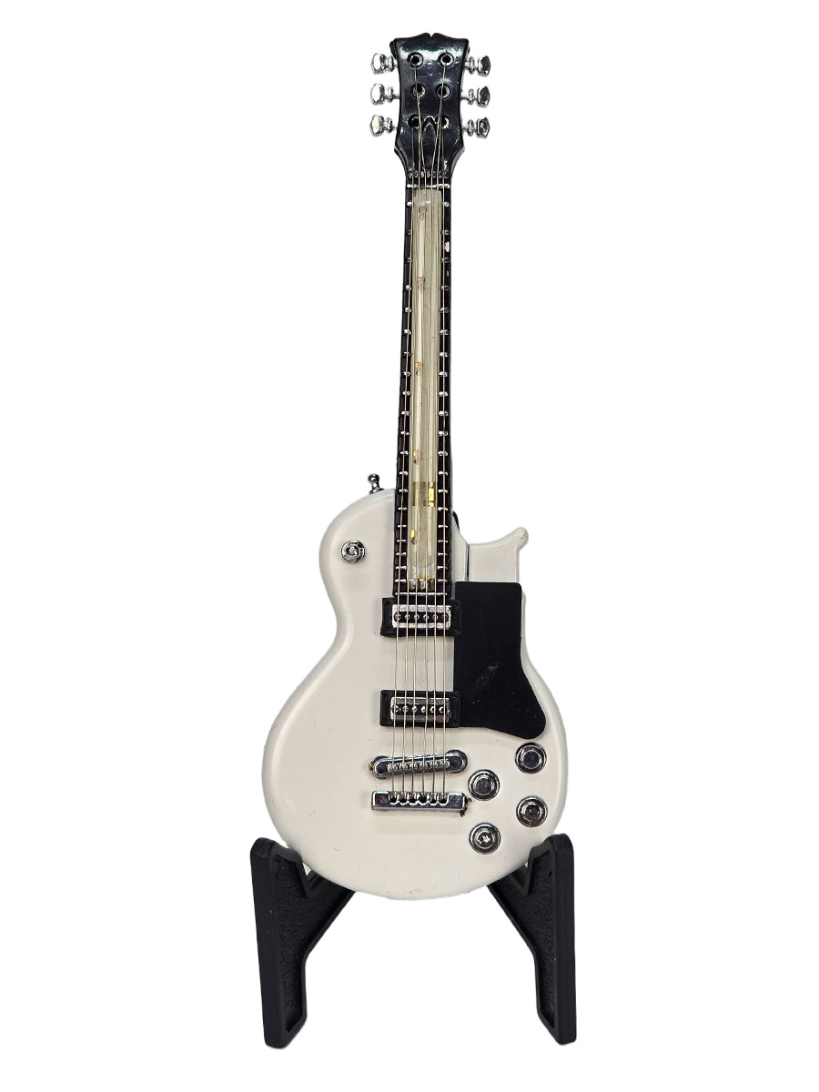 Зажигалка Гитара белая - фото 2 - rockbunker.ru