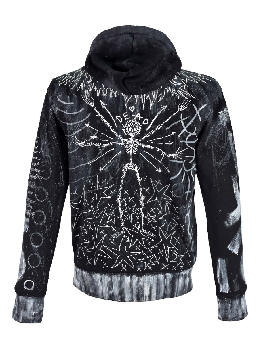 Толстовка кастомная - фото 2 - rockbunker.ru