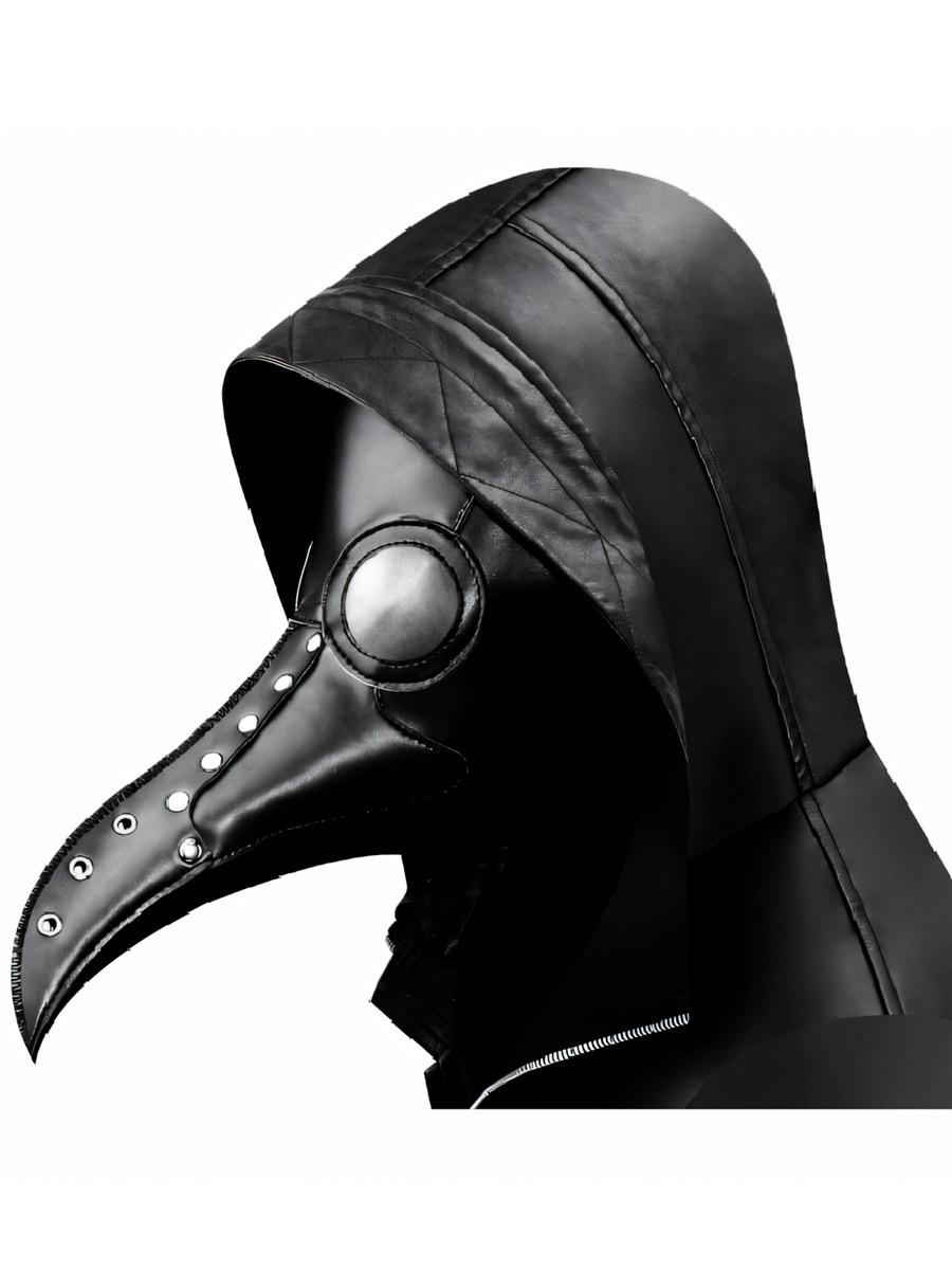 Маска Стимпанк Ворон Черный - фото 1 - rockbunker.ru