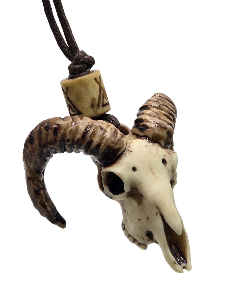 Кулон Череп Барана - фото 1 - rockbunker.ru