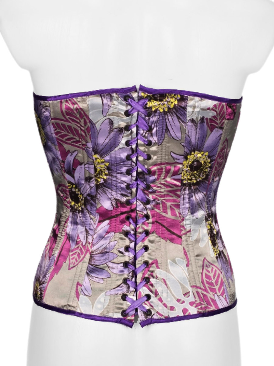 Корсет Красный с бантом - фото 2 - rockbunker.ru