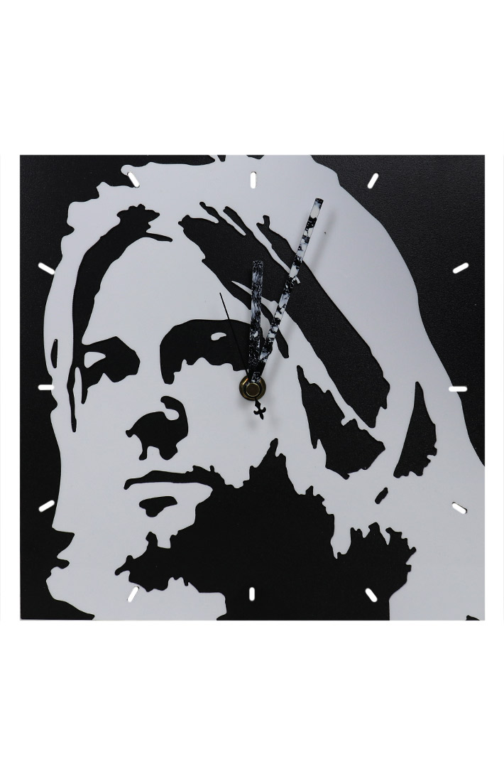 Часы настенные Kurt Cobain - фото 1 - rockbunker.ru