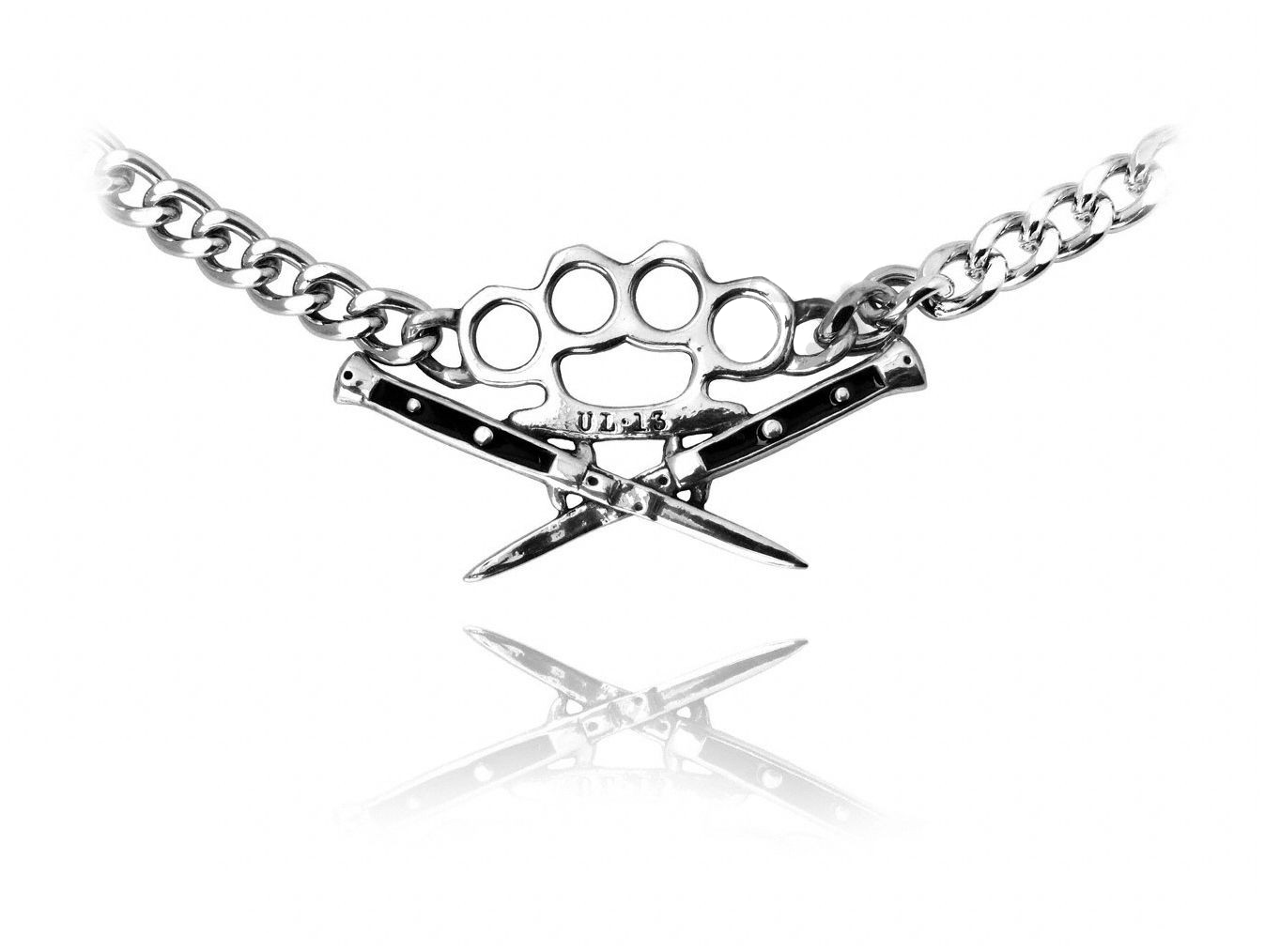 Кулон Alchemy Gothic ULP31 Switchblade Choker - фото 1 - rockbunker.ru