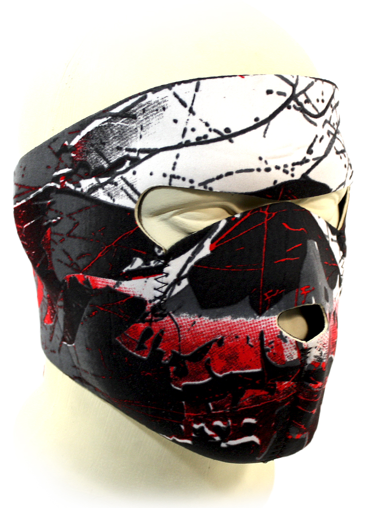 Байкерская маска череп в проволоке на все лицо - фото 1 - rockbunker.ru