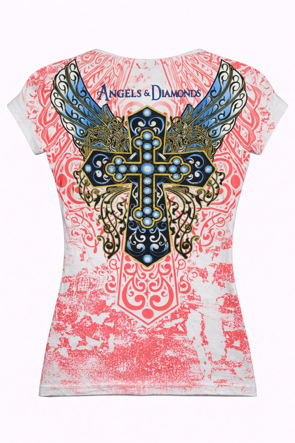 Футболка женская Xzavier AD195W-SE The Shining Cross - фото 2 - rockbunker.ru