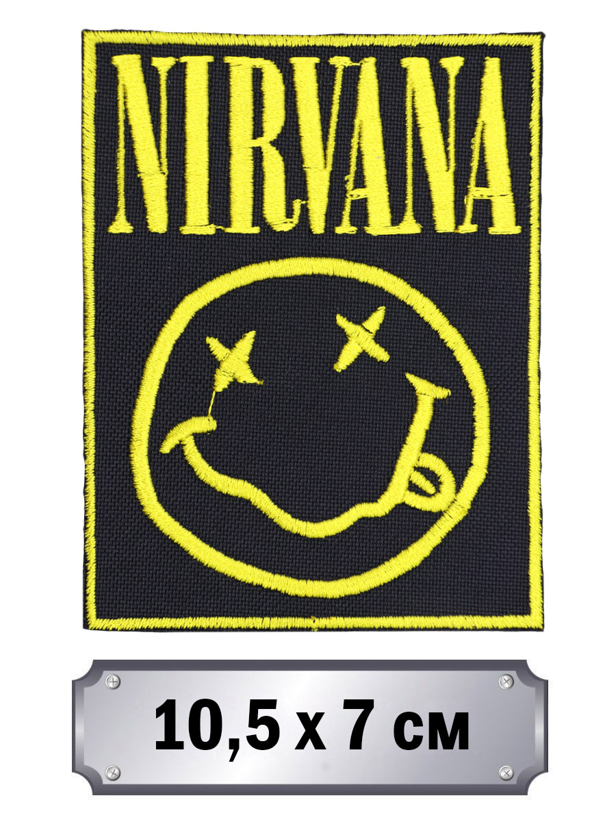 Нашивка RockMerch Nirvana - фото 2 - rockbunker.ru