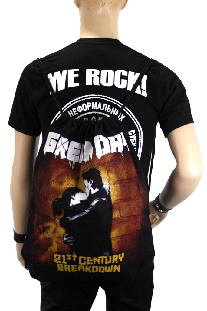 Мешок заплечный Green Day 21 Century Breakdown - фото 1 - rockbunker.ru