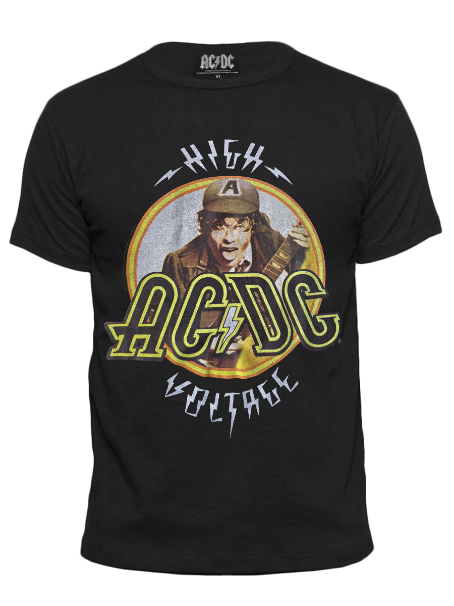 Футболка AC DC High Voltage - фото 1 - rockbunker.ru