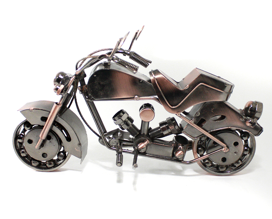 Сувенирная модель Мотоцикл ручной работы МРС013 - фото 3 - rockbunker.ru