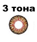 Линзы цветные Adria Color tone 3 Pure Hazel темно-коричневые-карие - фото 2 - rockbunker.ru