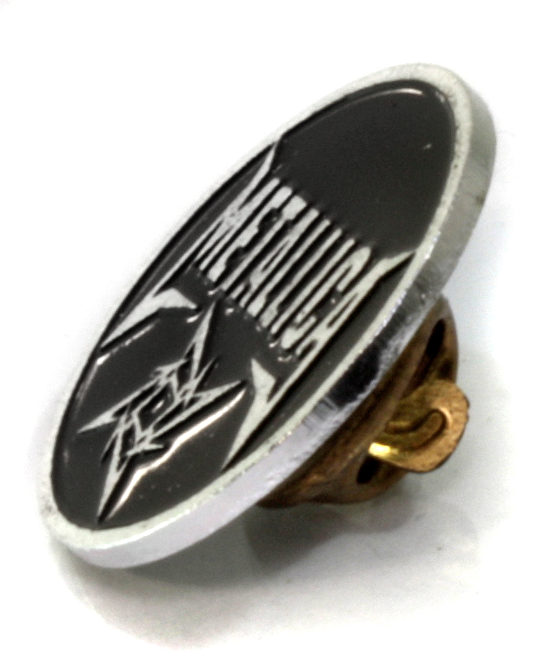 Значок алюминиевый Metallica - фото 2 - rockbunker.ru