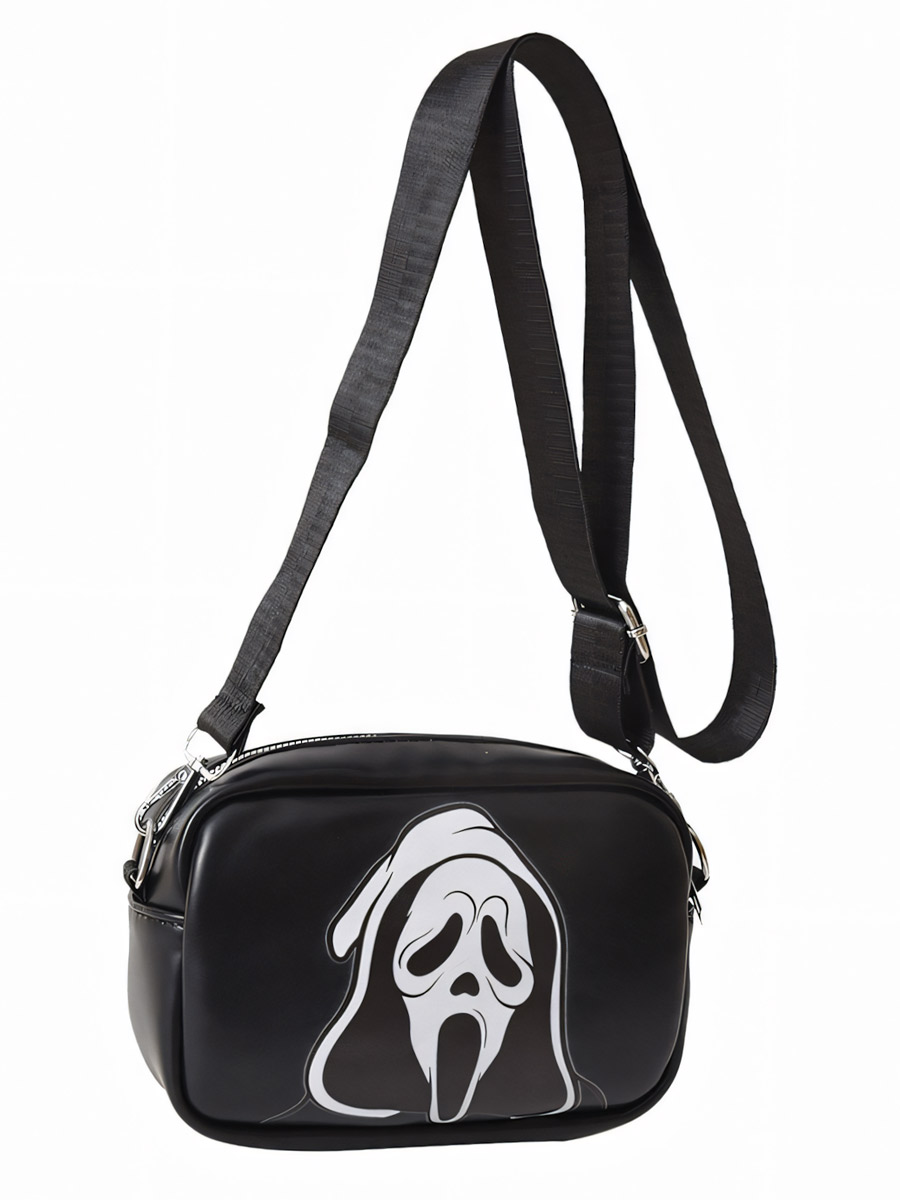 Сумка через плечо Призрачное лицо - фото 2 - rockbunker.ru