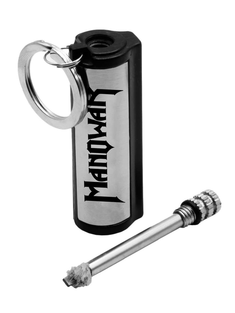 Зажигалка Вечная Спичка Manowar гравировка - фото 2 - rockbunker.ru