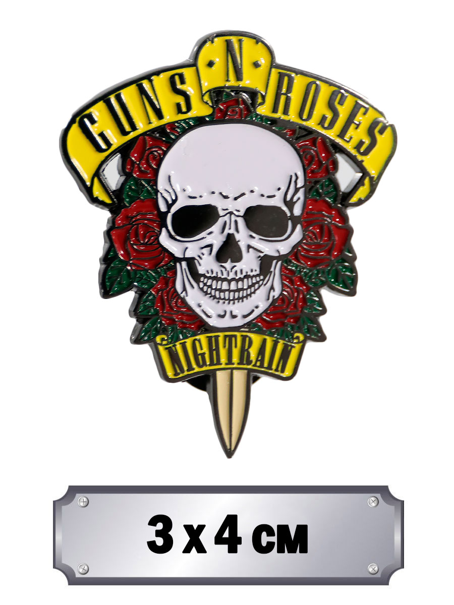Значок Guns N Roses - фото 1 - rockbunker.ru