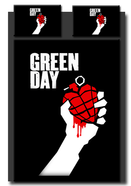 Постельное белье Green Day - фото 1 - rockbunker.ru