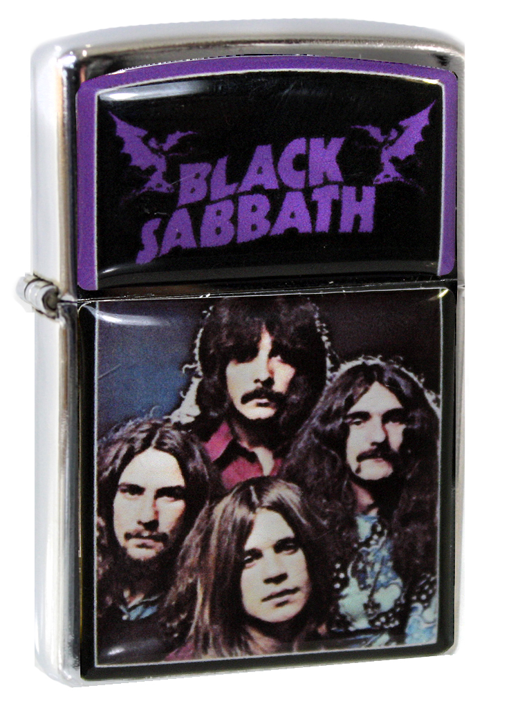 Зажигалка RockMerch Black Sabbath - фото 1 - rockbunker.ru