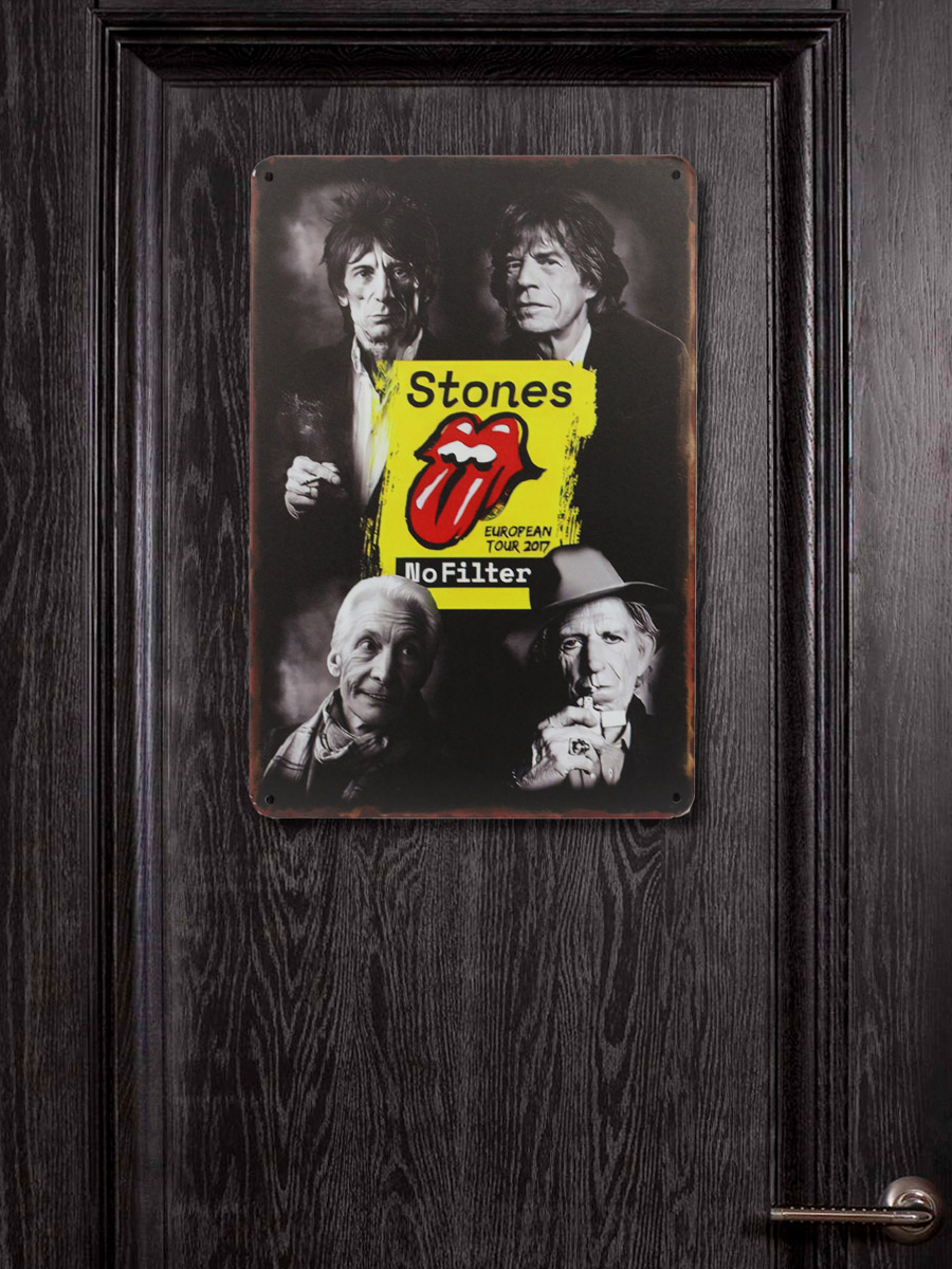 Табличка Rolling Stones - фото 3 - rockbunker.ru