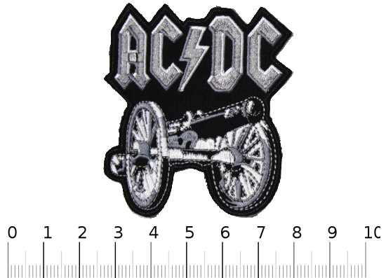 Нашивка AC DC For Those About to Rock - фото 1 - rockbunker.ru