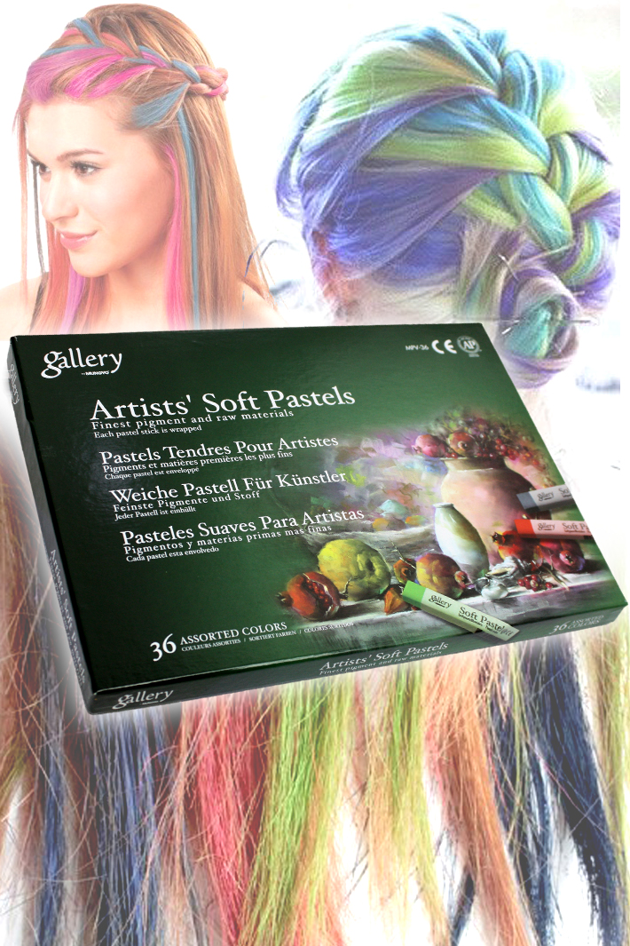 Мелок для волос 36 цветов MPV036 - фото 3 - rockbunker.ru