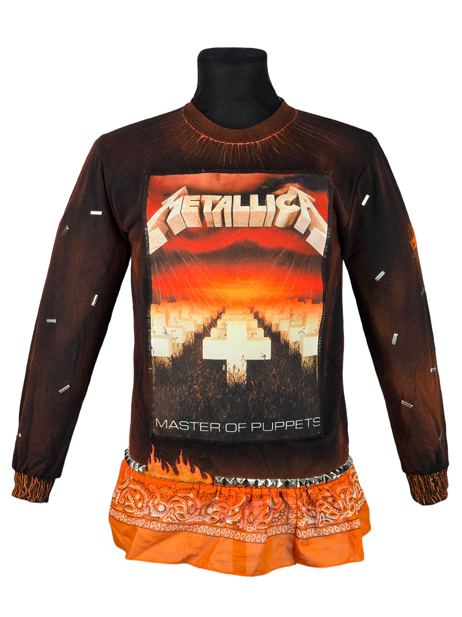 Толстовка кастомная Metallica - фото 1 - rockbunker.ru