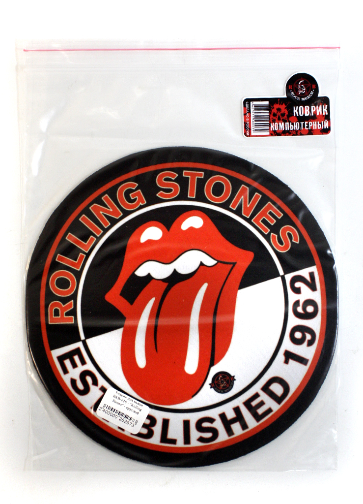 Коврик для мыши RockMerch The Rolling Stones Established 1962 - фото 2 - rockbunker.ru