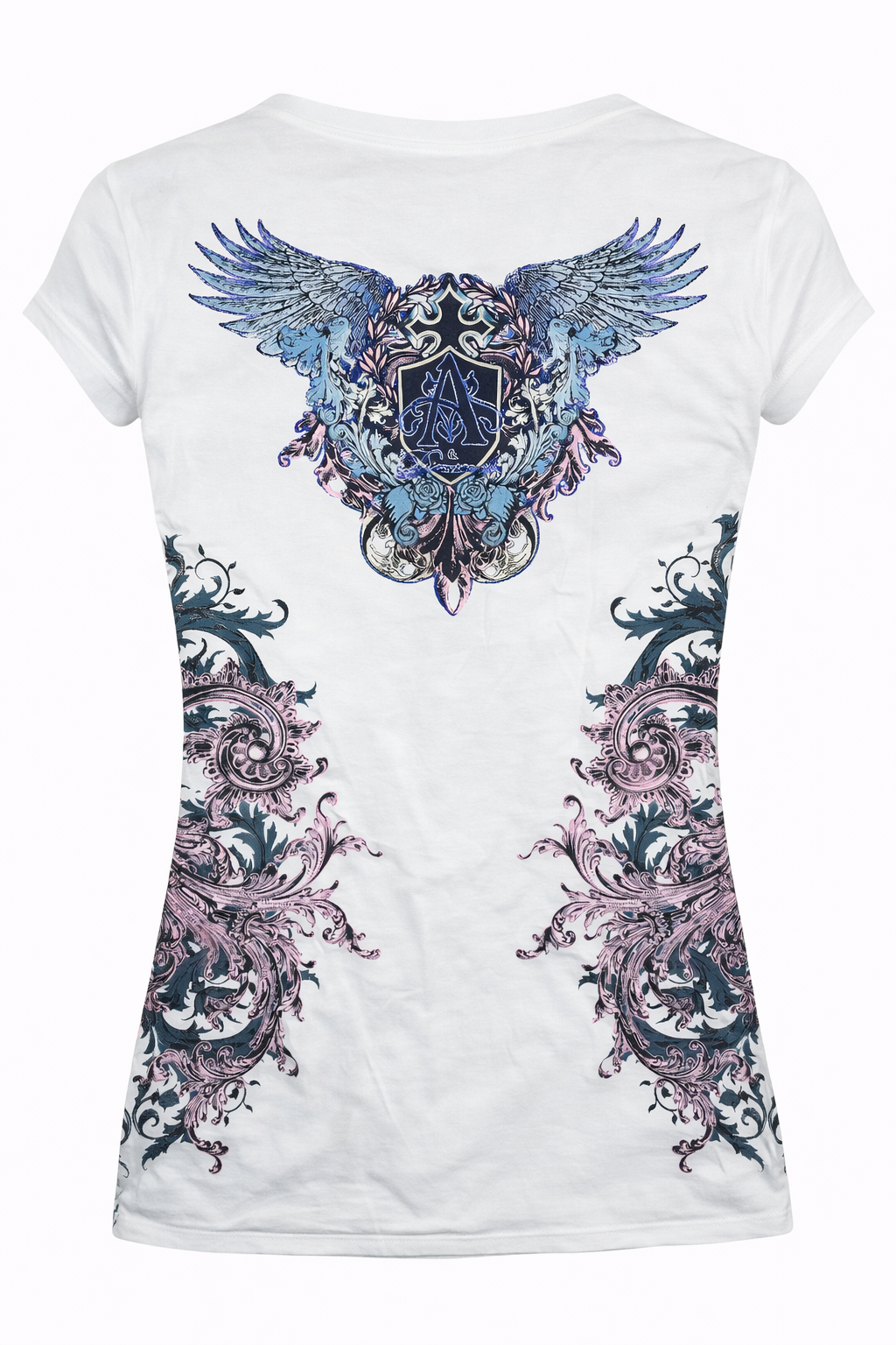 Футболка женская Xzavier AD247W-SE  Blessed Angel - фото 2 - rockbunker.ru